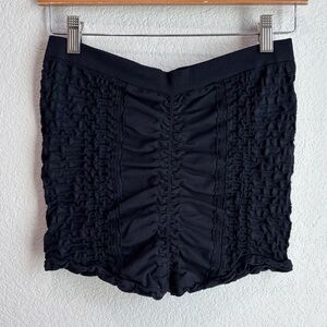 Intimately Free People Fancy Flounce Shorties Black Shorts Medium Large